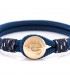 Constantin Maritimes Armband aus Segeltau, blau