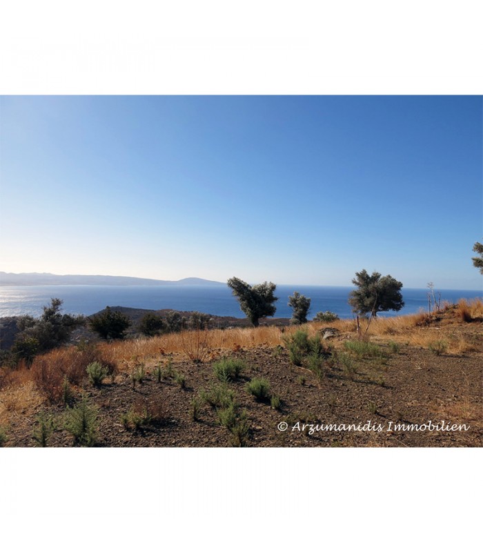 Grundstück mit Meerblick auf Kreta