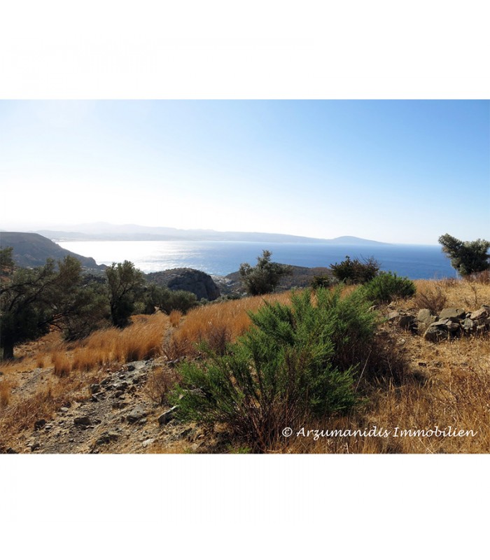 Grundstück mit Meerblick auf Kreta