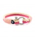 Constantin Maritimes Armband aus Segeltau, rosa