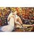 The ballet dancer - Art by Zarinèe, oil on canvas, 70x50cm