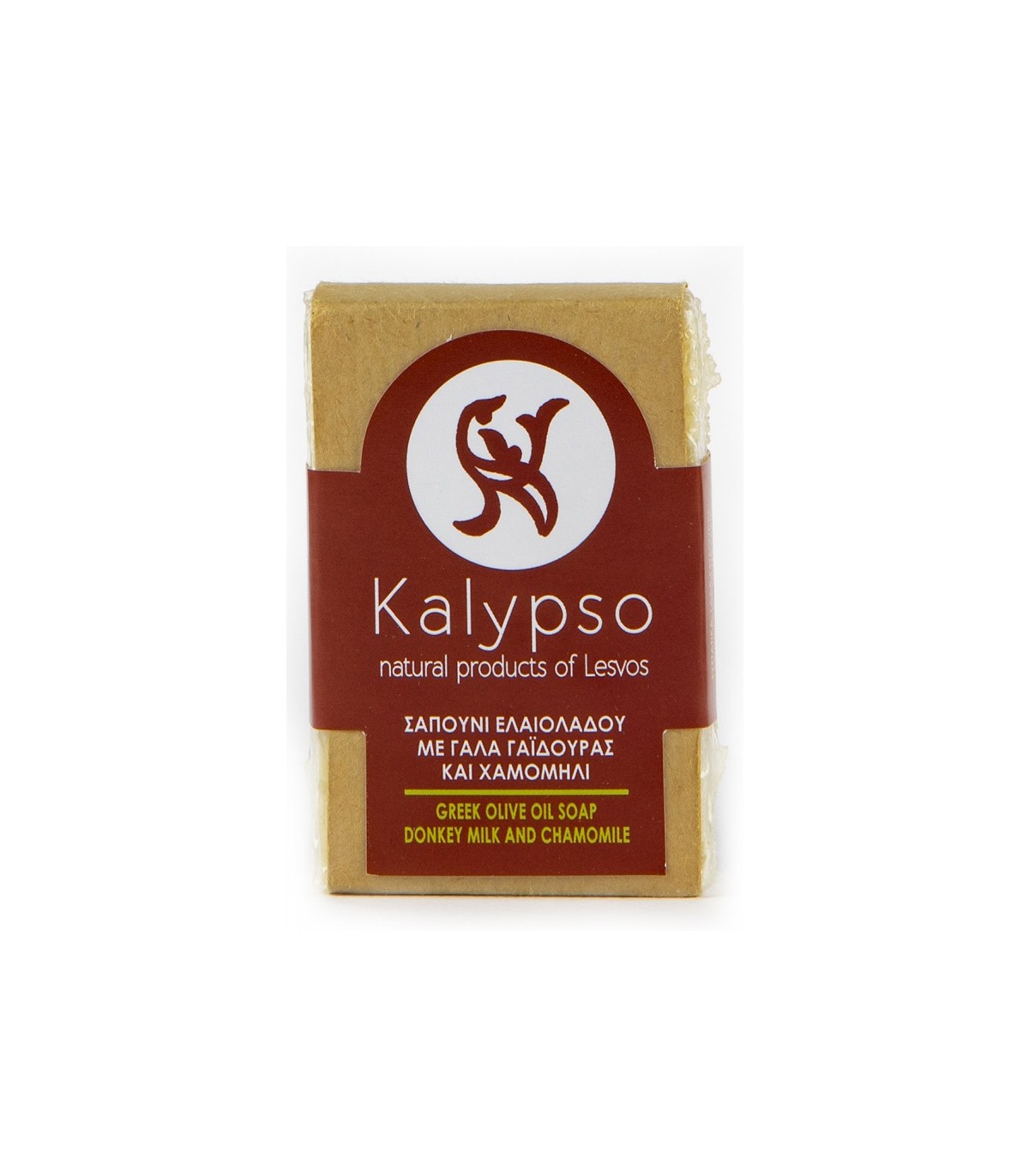 Kalypso Handgemachte Olivenölseife mit Eselsmilch und Kamille, 100g