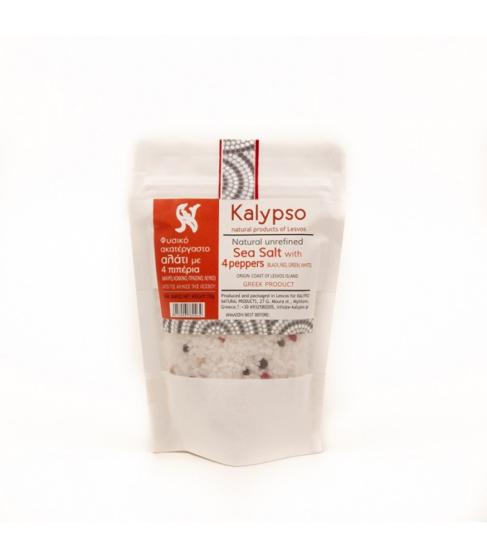 Kalypso Natursalz mit 4 Paprikasorten, 150g