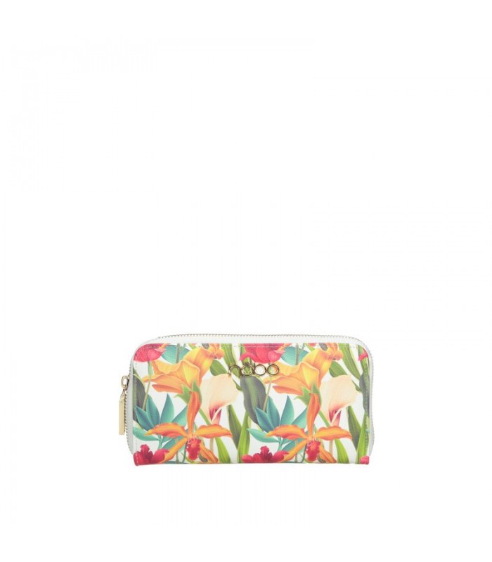 Nobo mehrfarbiges Portemonnaie mit tropischem Blumenmotiv
