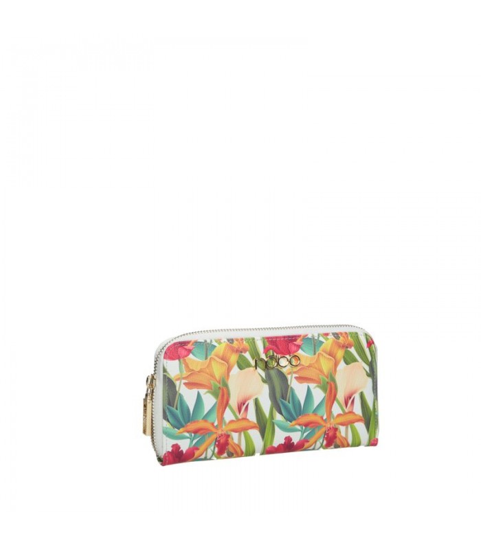 Nobo mehrfarbiges Portemonnaie mit tropischem Blumenmotiv