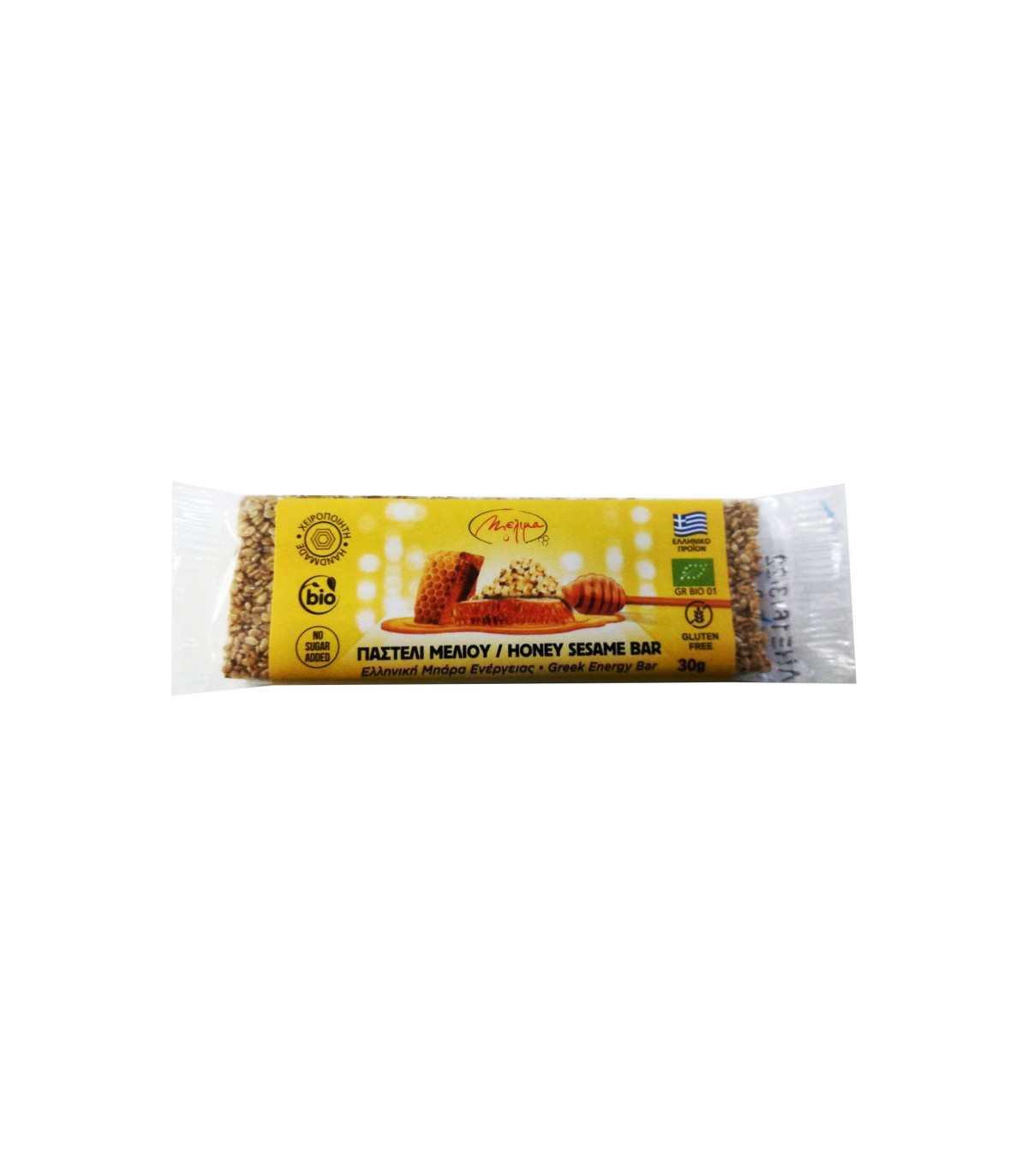 Honig Sesam Bar - Früchteriegel - 30g - Bio - mit Honiggeschmack - Melima