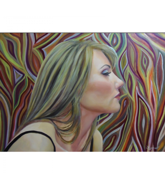 Oblivion by Angeliki, 50x70cm, oil on streched canvas. EUR 750